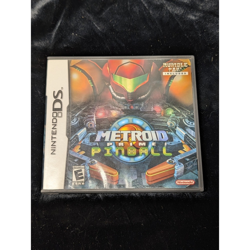 Metroid Prime Pinball Nintendo DS‎ CIB Authentic Samus Game Case Manual Tested